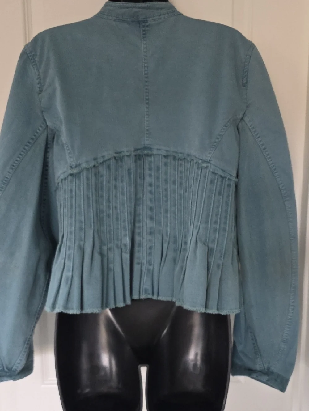Free People Blue Tourmaline Cassidy Denim Jacket - Picture 5 of 8